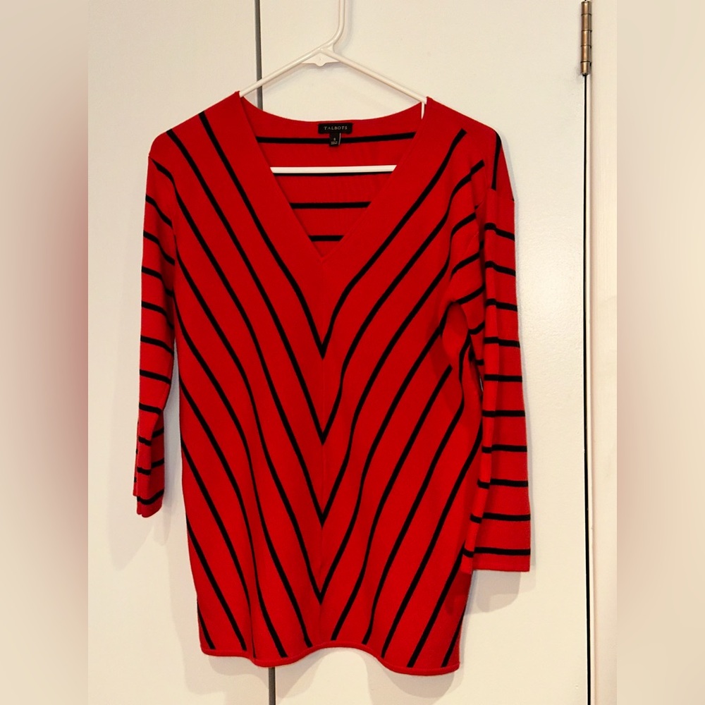 Talbots Knit Stretch Sweater Classic. Size S